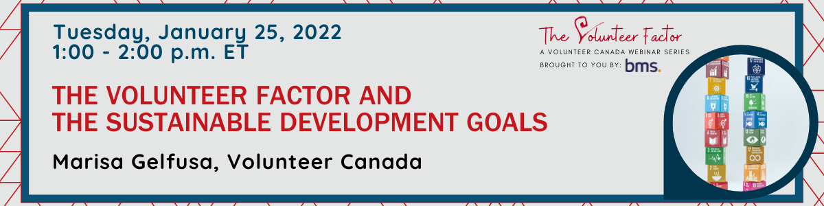 Webinar Banner with Image of the Sustainable Development Goals